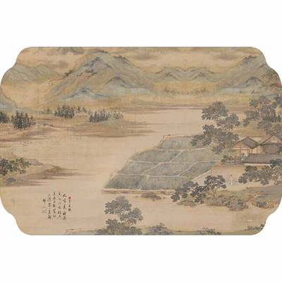 异形长条桌旗茶席中式禅意干泡台