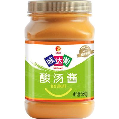 欣和味达美酸汤肥牛酱580g酸辣