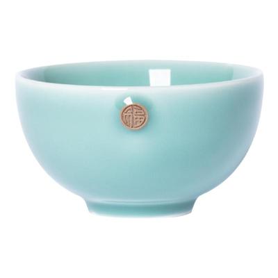 龙泉青瓷家用福禄寿禧碗