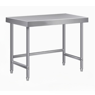 单层不锈钢工作台厨房操作台一层灶台架放气瓶烧饭台切菜桌打荷台