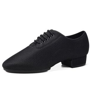 舞青云男士飞织布网网舞蹈鞋拉丁舞鞋交谊舞摩登舞广场舞蹈鞋透气