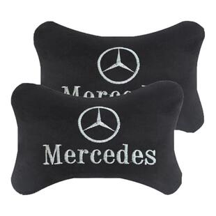 奔驰头枕护颈枕glc原厂c260l汽车e300前排专用车用腰靠原车同款4s