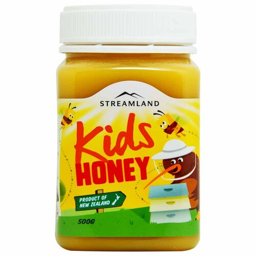 澳洲新西兰原装进口天然新溪岛Streamland儿童kids蜂蜜500g
