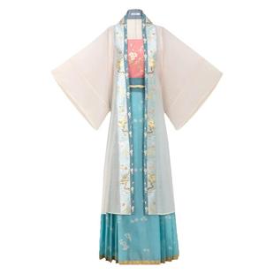 花朝记|忆江南|宋制汉服长干寺背心百迭裙吊带妆花绣花传统日常