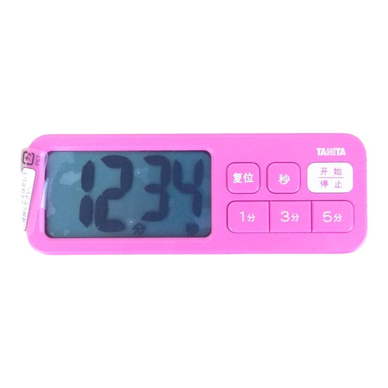 日本TANITA百利达TD-395电子厨房定时器学生倒计时器 老人提醒器