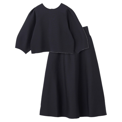 UNFILO可洗轻量造型休闲气质适宜针织套装连衣裙女ONWARD