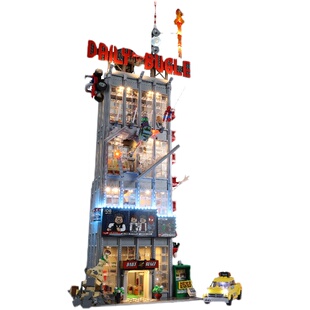 KY适用于乐高漫威复仇者联盟76178蜘蛛侠号角日报大楼LED声光