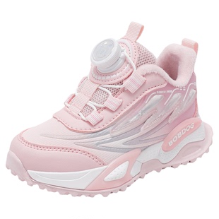 巴布豆童鞋女童棉鞋冬季2025新款加绒加厚儿童二棉运动鞋女孩鞋子