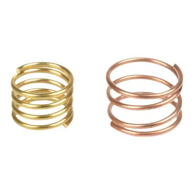 黄铜弹簧导电镀金点烟器配件