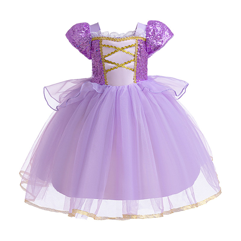 DSCG儿童生日礼服女童COS蓬蓬纱