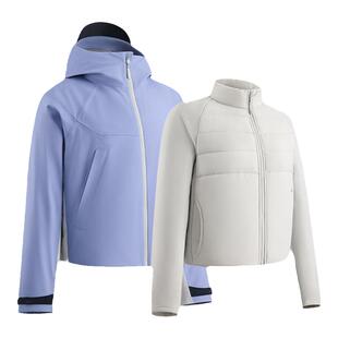 蕉下女气绒冲锋衣LS19524户外可拆三合一进藏登山服防水防风外套
