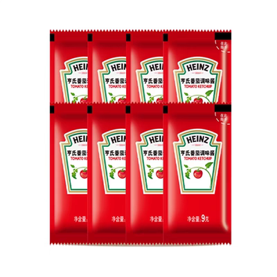 亨氏番茄调味酱小包9g汉堡店同款番茄沙司薯条汉堡披萨酱手抓饼酱