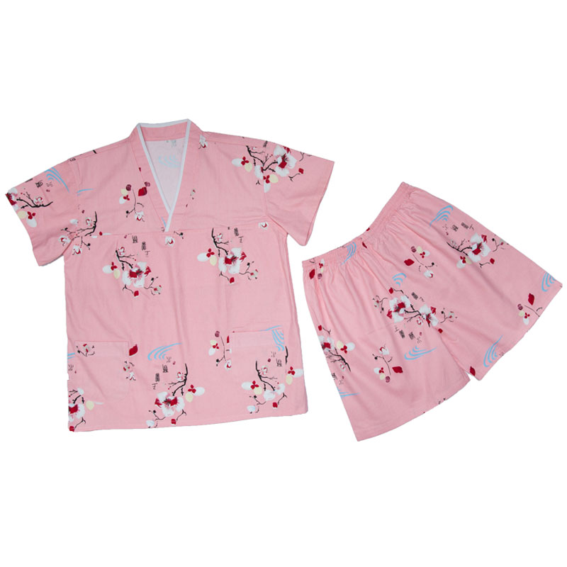 汗蒸服女款洗浴浴服中心带胸垫2026新款纯棉大码四季衣服美容院