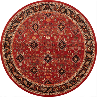 圆形地毯美式民族风吊篮摇椅地垫