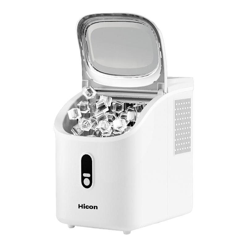 hicon惠康制冰机小型家用小型商用方冰一键式制冰机