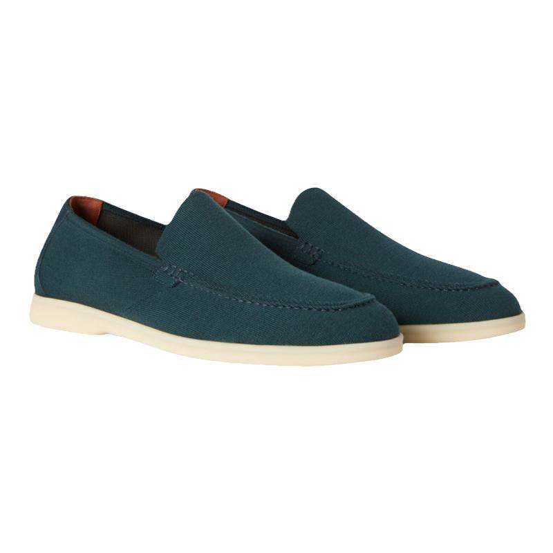 Loro Piana/诺悠翩雅男鞋羊毛针织鞋面休闲平底乐福鞋