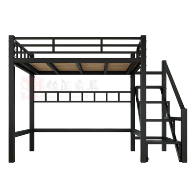 铁艺公寓步梯床省空间儿童高架床