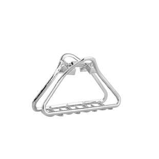 85度灰不规则金属线条发夹女ins冷淡风大号鲨鱼夹后脑勺抓夹头饰