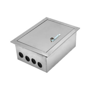 304201不锈钢暗装嵌入式配电箱电控箱埋墙电箱水表箱室内配电箱柜