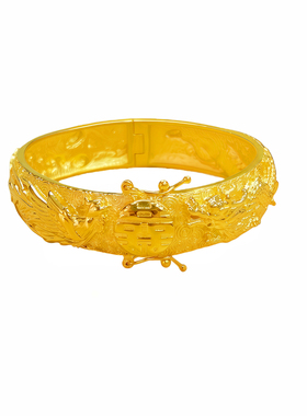 新款龙凤手镯女仿真黄金婚嫁