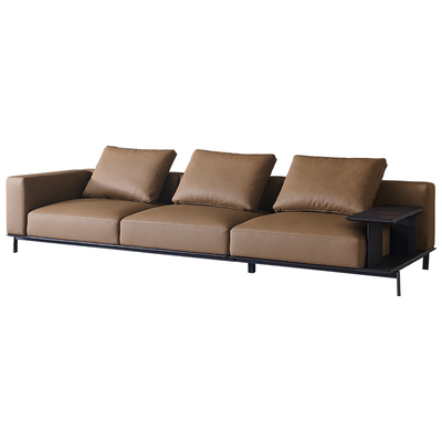 如恩意式极简设计师品牌真皮沙发