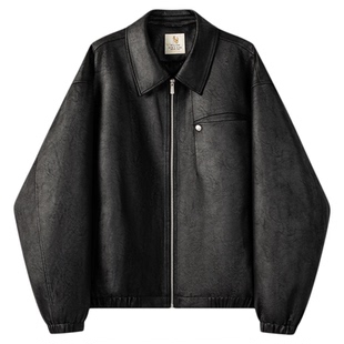 【限时清仓】威廉福克斯冬季保暖复古仿麂皮绒感宽松棉夹克外套男