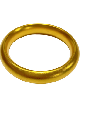 金包银泥鳅背手镯女磨砂素圈