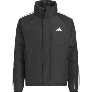 Adidas阿迪达斯羽绒服男2026秋冬新款保暖防风立领夹克外套KC2487