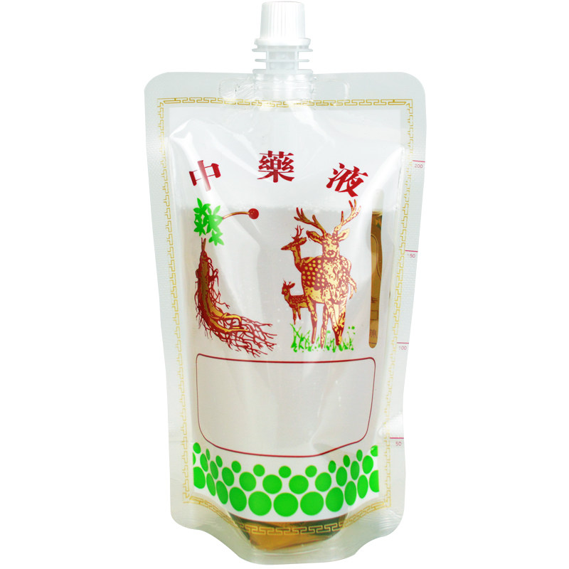 加厚吸嘴式中药液袋药汤塑料袋自立袋熬药液袋密封液体包装袋家用