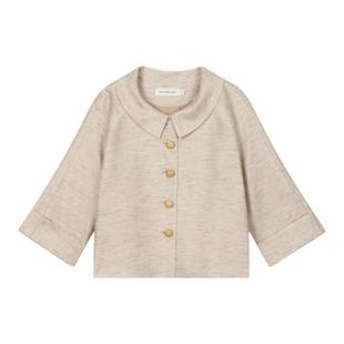 【SALE6折】PaleBlueDot蓝点·原创设计师娃娃外套米黄编织