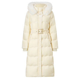 【时髦暖冬-商场同款】MAXRIENY复古新中式亮片刺绣丝绒羽绒服女