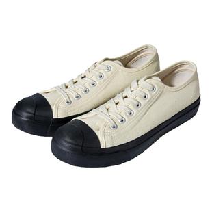 日本冈山帆布鞋阿美咔叽男女情侣低帮复古休闲鞋久留米手工硫化鞋