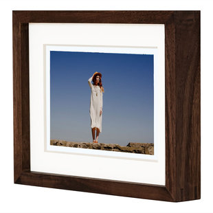 实木6寸结婚打印照片相框摆台婚纱照8寸木质相架挂墙儿童全家福像