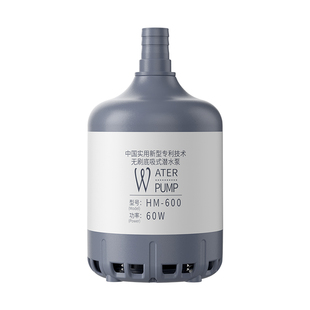 鱼缸水泵过滤循环抽水泵超静音小型专用底吸泵吸粪养鱼换抽水泵