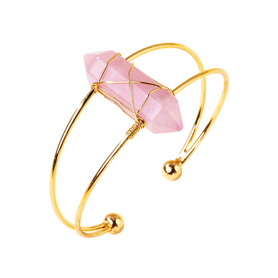 天然水晶手镯原石ins风