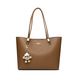 袋鼠真皮女包托特包大容量女2026新款女士包包妈妈包单肩软皮大包