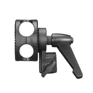 摄影单双转轮万向轮悬臂转盘多功能横臂转轮灯架支架横杆转接头附件增位圆管手机夹