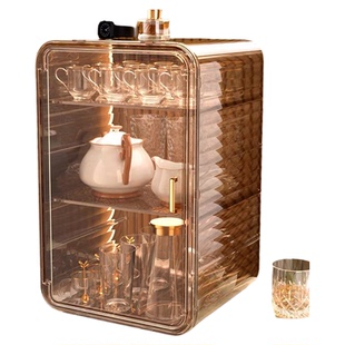 防尘杯子收纳置物架杯架水杯储物架茶具茶杯架咖啡杯马克杯收纳盒