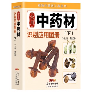 正版现货 常用中药材识别应用图下册 精致中草药工具丛书 中医中药学习 中药材中草药鉴别辨别 本草纲目中医中药常用口袋书籍