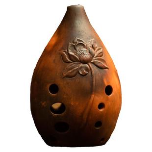 云新十孔满口埙初学者损陶陨乐器陨埙乐器陶埙笛勋陨土埙西安古埙