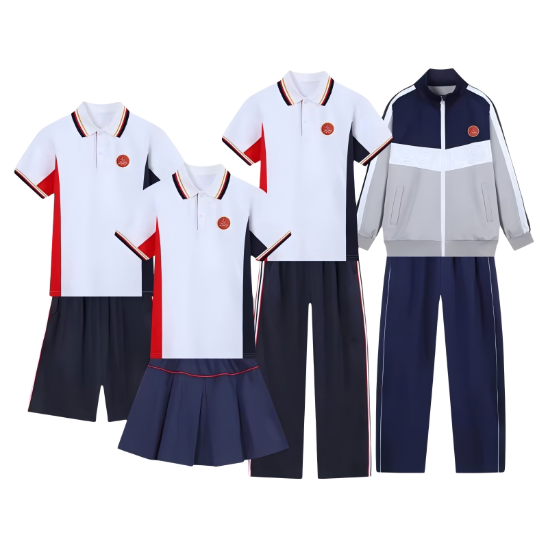 吉安市中小学生统一校服夏季套装