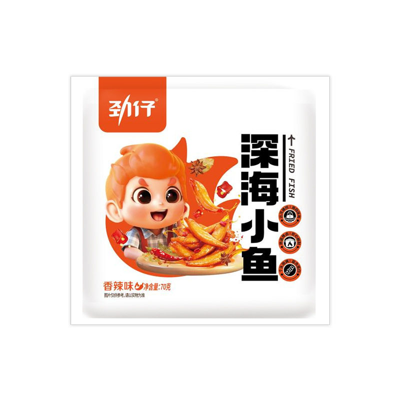劲仔小鱼仔袋装湖南香辣小鱼休闲