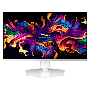 微星26.5英寸2K 280Hz白色QD-OLED显示器 MAG 272QPW QD-OLED X28
