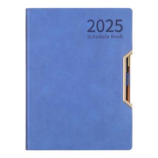 2026年日程本时间管理效率手册计划本可插笔商务皮面笔记本子定制LOGO每日工作日志记事本记录本礼盒套装定做