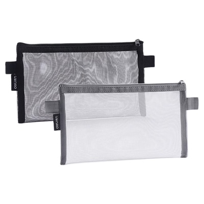 得力考试笔袋立体大容量