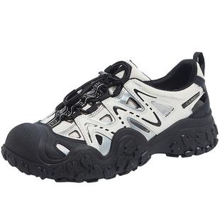 骆驼丑萌鞋透气洞洞鞋2025夏季户外运动凉鞋徒步登山鞋爬山鞋女款