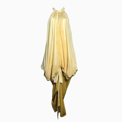 EVAN新品【对版现货】新中式设计师 | 仙女水母垂感长裙yangk*han