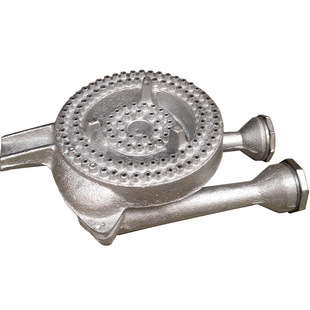 7寸煲仔炉头商用燃气炉芯铸铁双管炉心配件厨房文火灶头气体灶芯