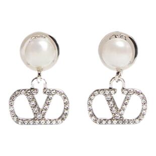 [礼物]华伦天奴VALENTINO女士 VLOGO SIGNATURE 金属耳环