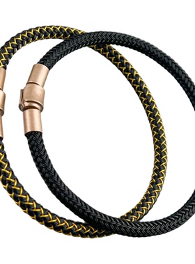 4/5MM粗款不绣钢丝绳手绳穿转运珠红绳XL手链适用于周生家串珠